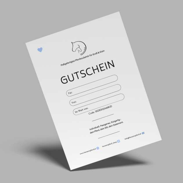 Herzenspferd Gutschein